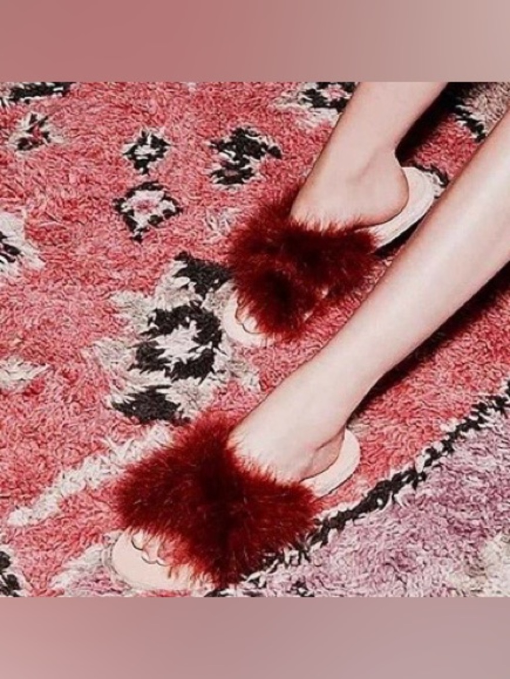 MARABOU LAMU SANDAL-Pink